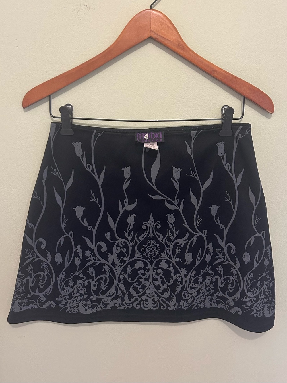 Vintage Y2K Morbid Threads Mini Skirt